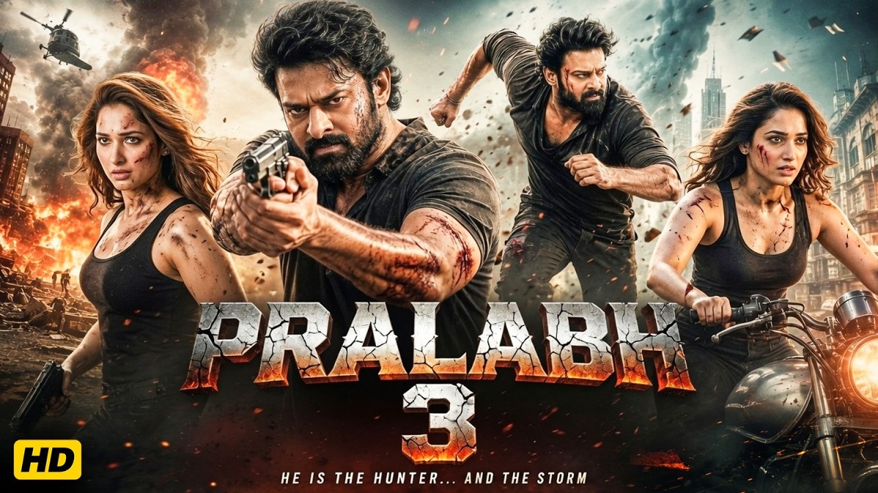 South Blockbuster Action Suspense Hindi Dubbed Movie | Pralabh 3 | Prabhas & Tamannaah Bhatia