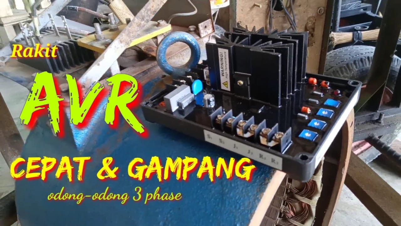 Pasang AVR untuk generator alternator 3 phase