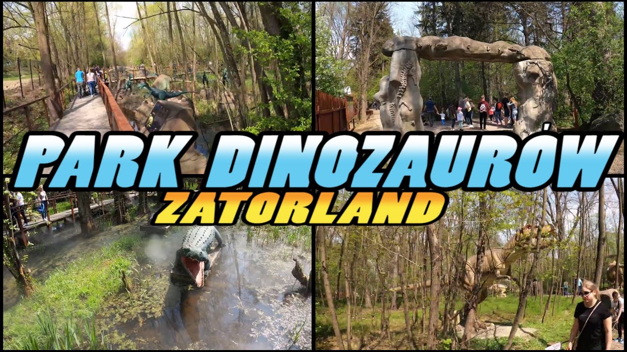 ZATORLAND Park Ruchomych Dinozaurów || Dinosaur Park - Zator - Poland (4k)