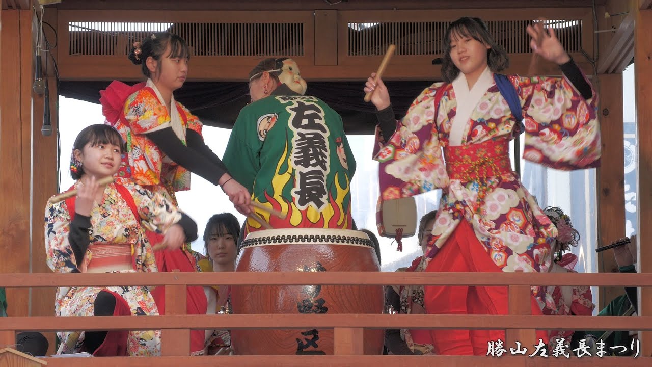 勝山左義長まつり 芳野区 最終日 2023年 / 福井県勝山市