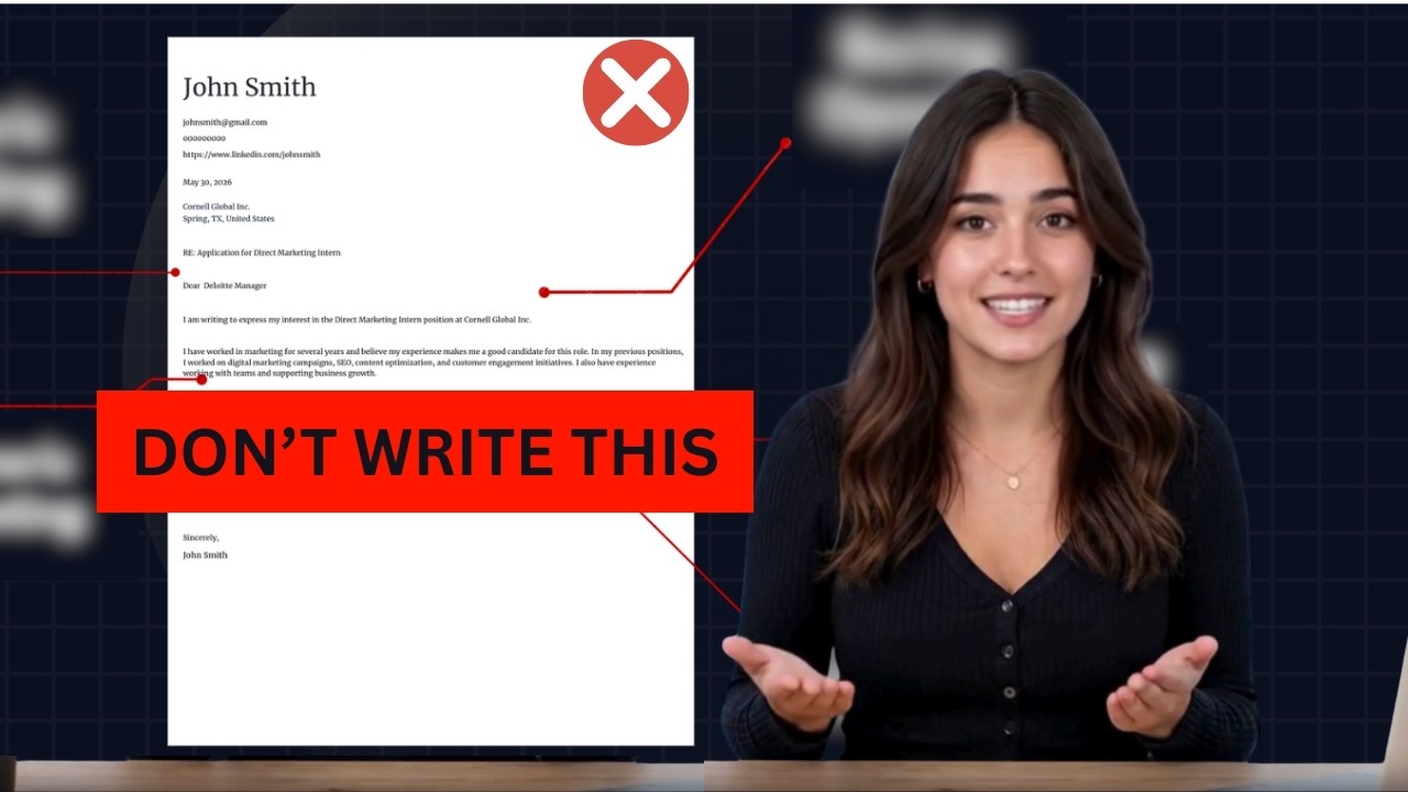 5 Cover Letter Mistakes That Get Your Application Rejected (And How to Fix Them)