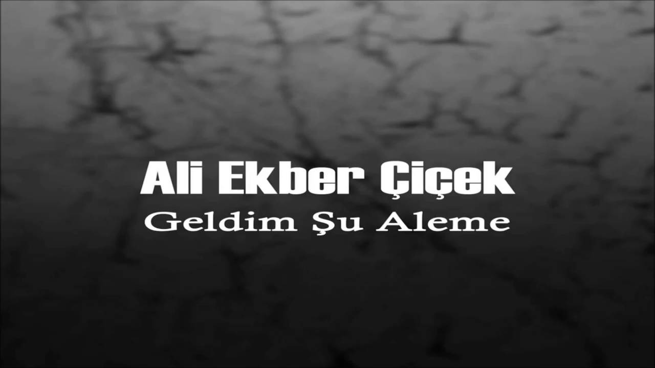 Ali Ekber Çiçek - Kırma Gönül Şişesini | Geldim Şu Aleme | © Şah Plak