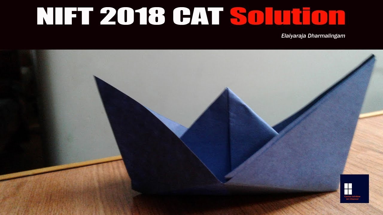 NIFT 2018 CAT Question 1 & Answer