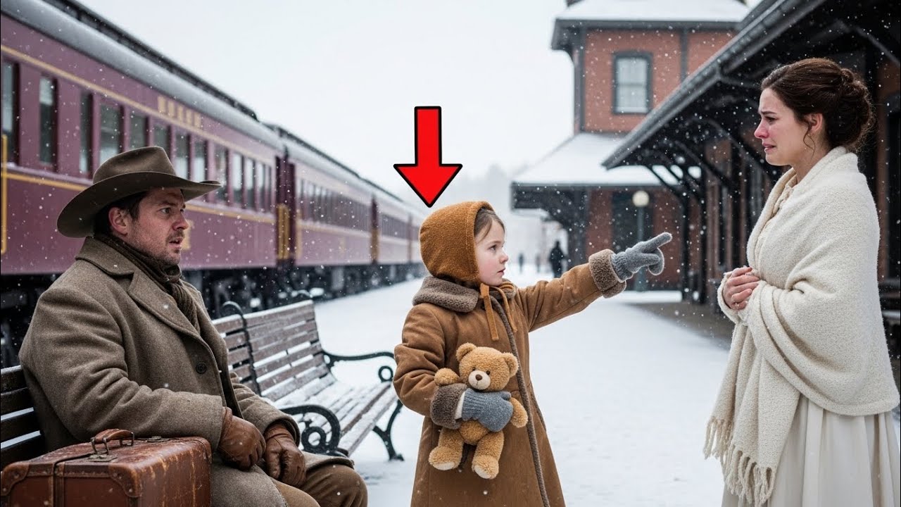 Der verwitwete Rancher erstarrte, als seine Tochter auf die Braut zeigte – Ein Geheimnis aus der 