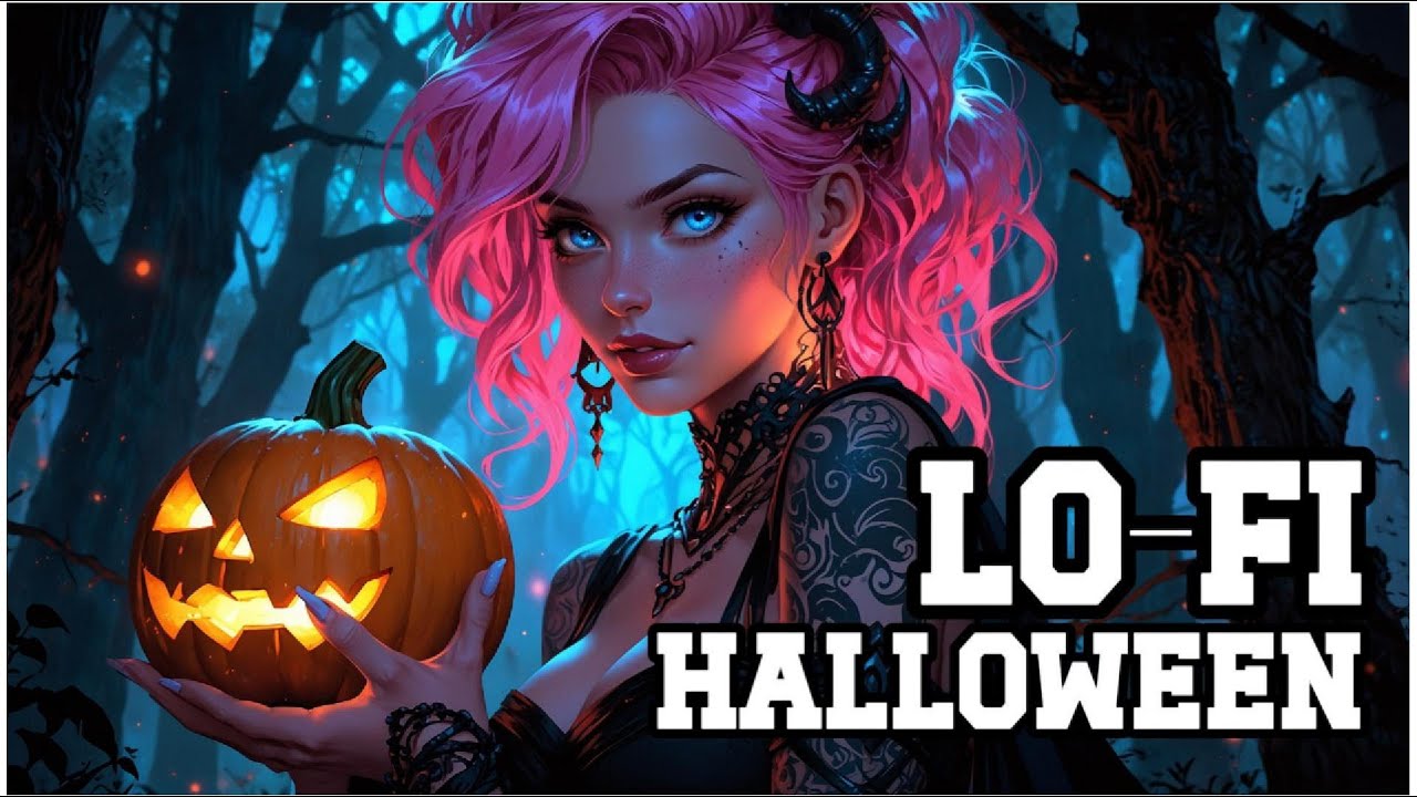 1 Hour of Halloween Lo-Fi 🎃 Darkwave, Witch House & Haunted Melodies for Spooky Vibes