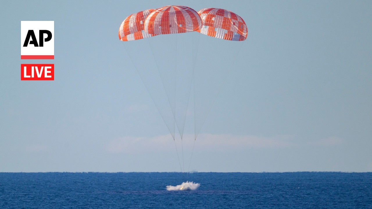 Artemis II LIVE: Astronauts splash down after moon flyby