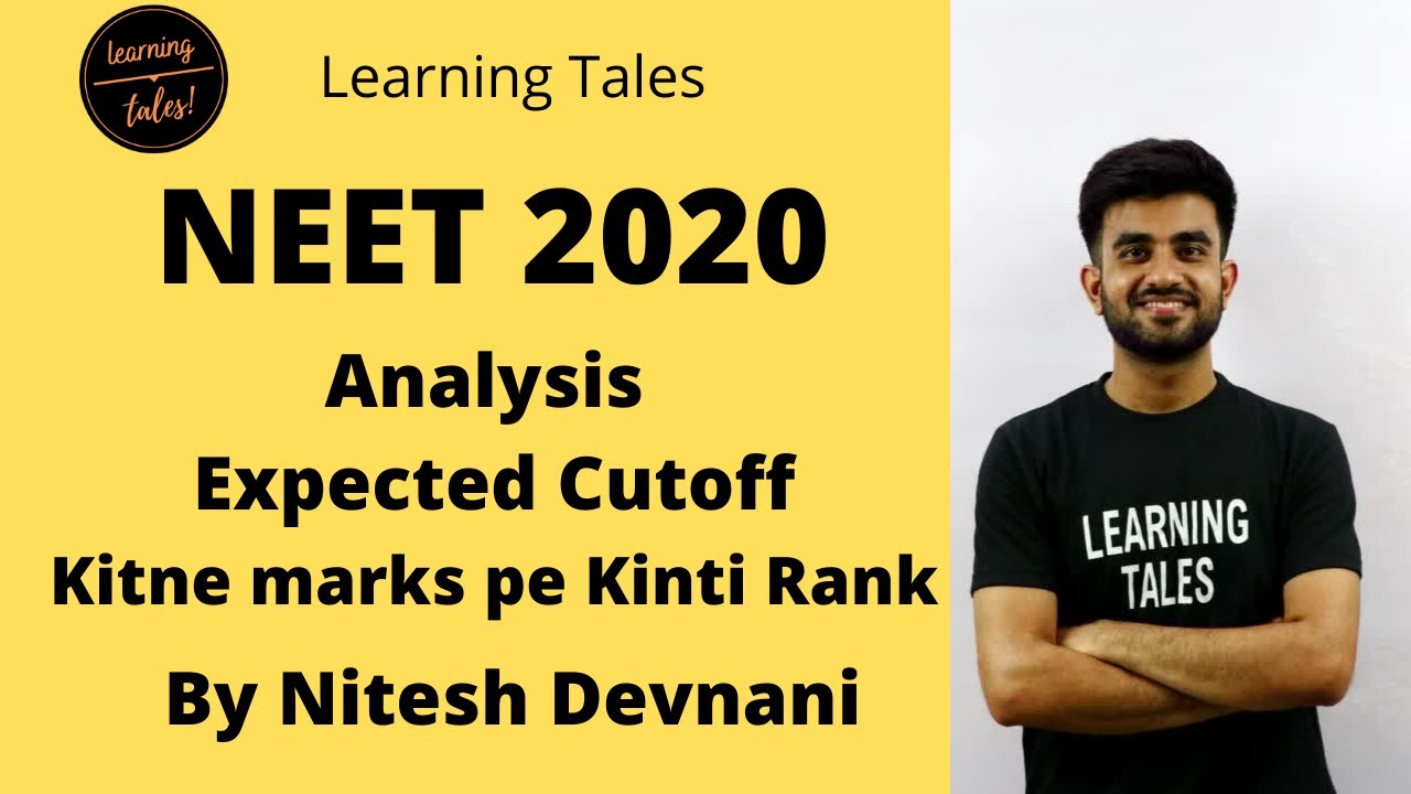 NEET 2020 Analysis | Expected Cutoff | Government Colleges | Nitesh Devnani