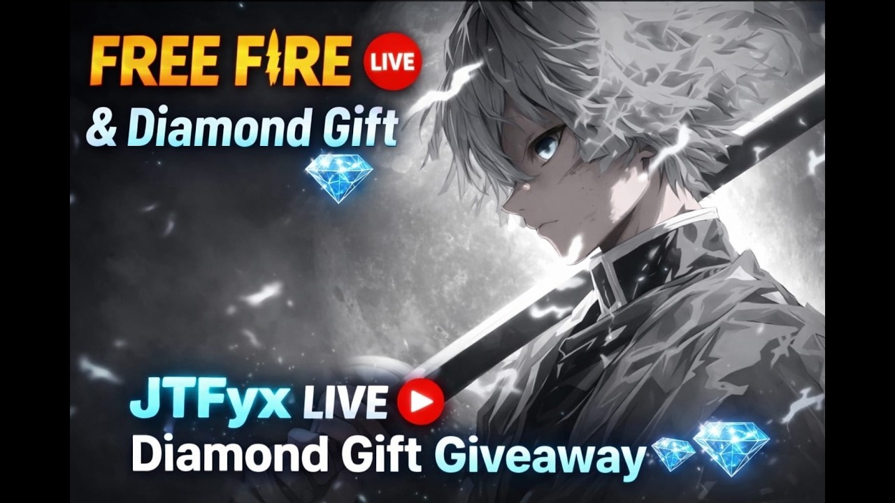 LIVE 🔴  FREE FIRE💎 CS/BR GANDMASTER MATCH 🎁 -JTFyx