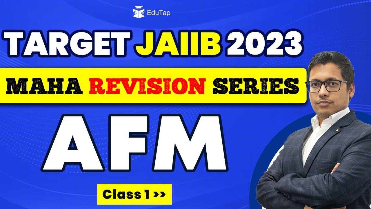 JAIIB 2023 Accounting and Finance Preparation | JAIIB AFM Online Classes | AFB Study Material JAIIB