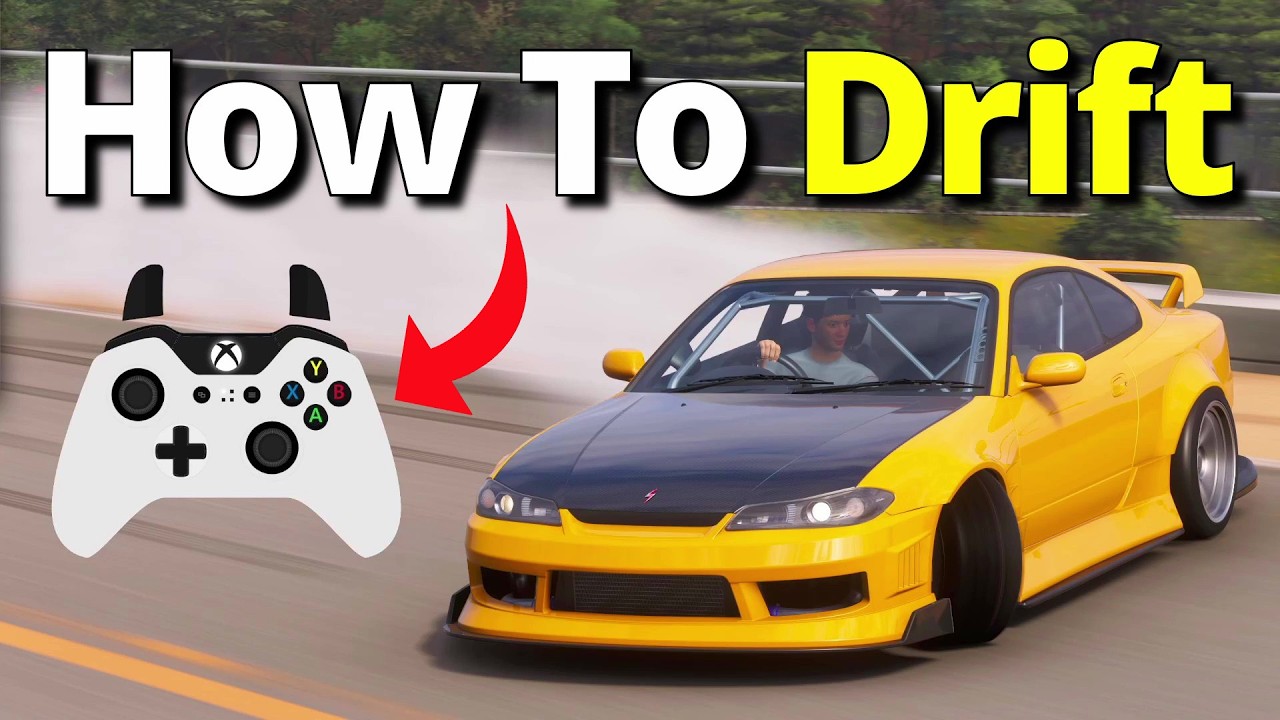 Как дрифтовать в Forza Horizon 6 для начинающих! (Наложение управления с контроллера)