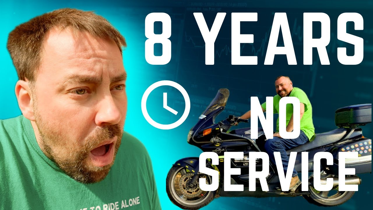 NO SERVICE IN 8 Years 20000 MILES OMG! -  Honda Pan European ST1100