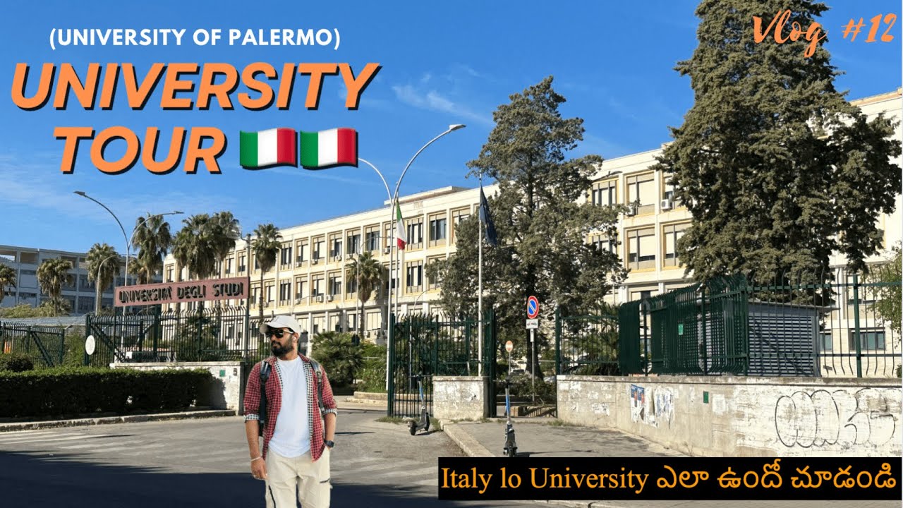 University of Palermo | Italy Telugu Vlogs | UniversityTour | Italy Student life | #youtube