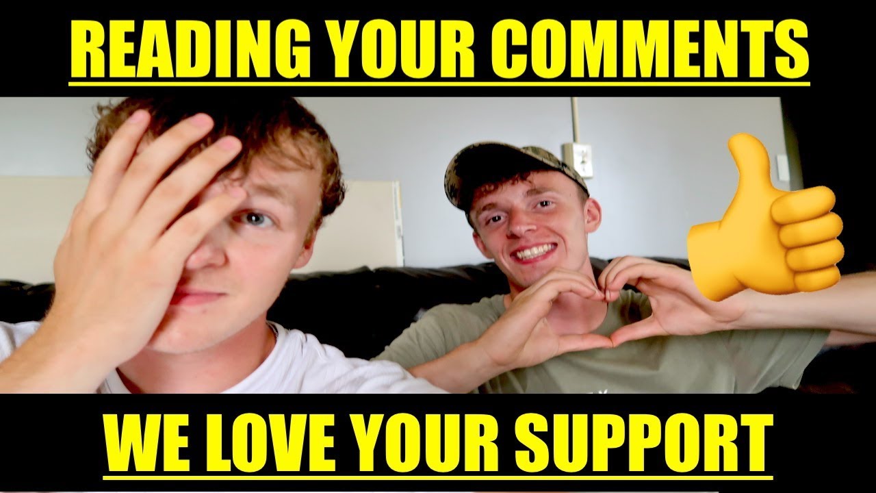 READING YOUR COMMENTS *SO MUCH LOVE*