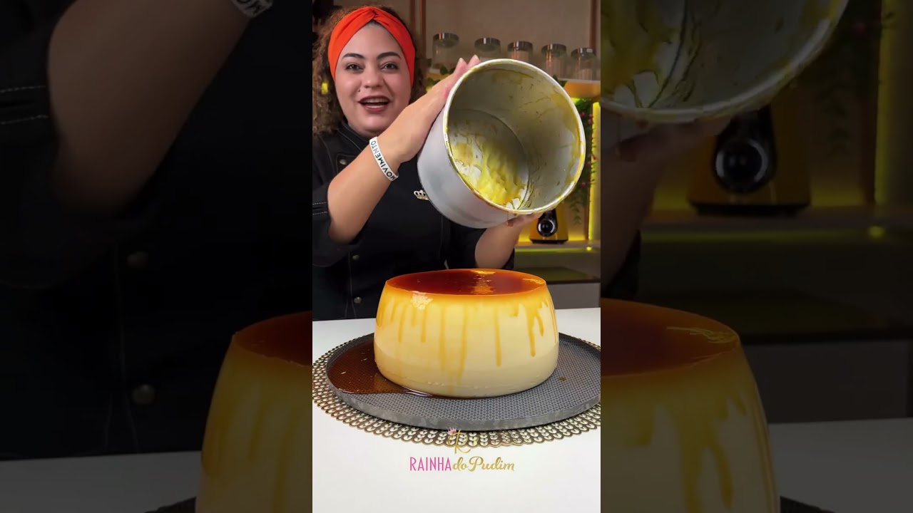 Seria um giga pudding? #pudim #pudimcremoso #receitas