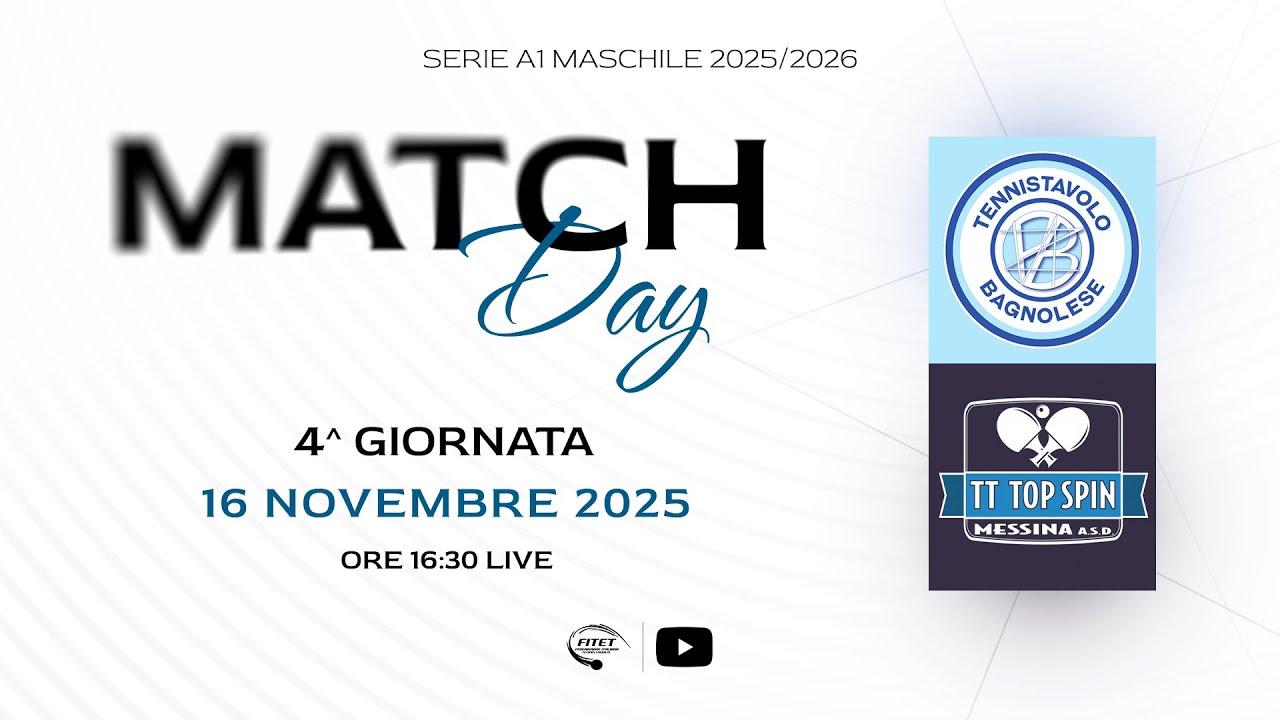 SERIE A1 M | Alfa Food Bagnolese vs Top Spin Messina Watchestogether