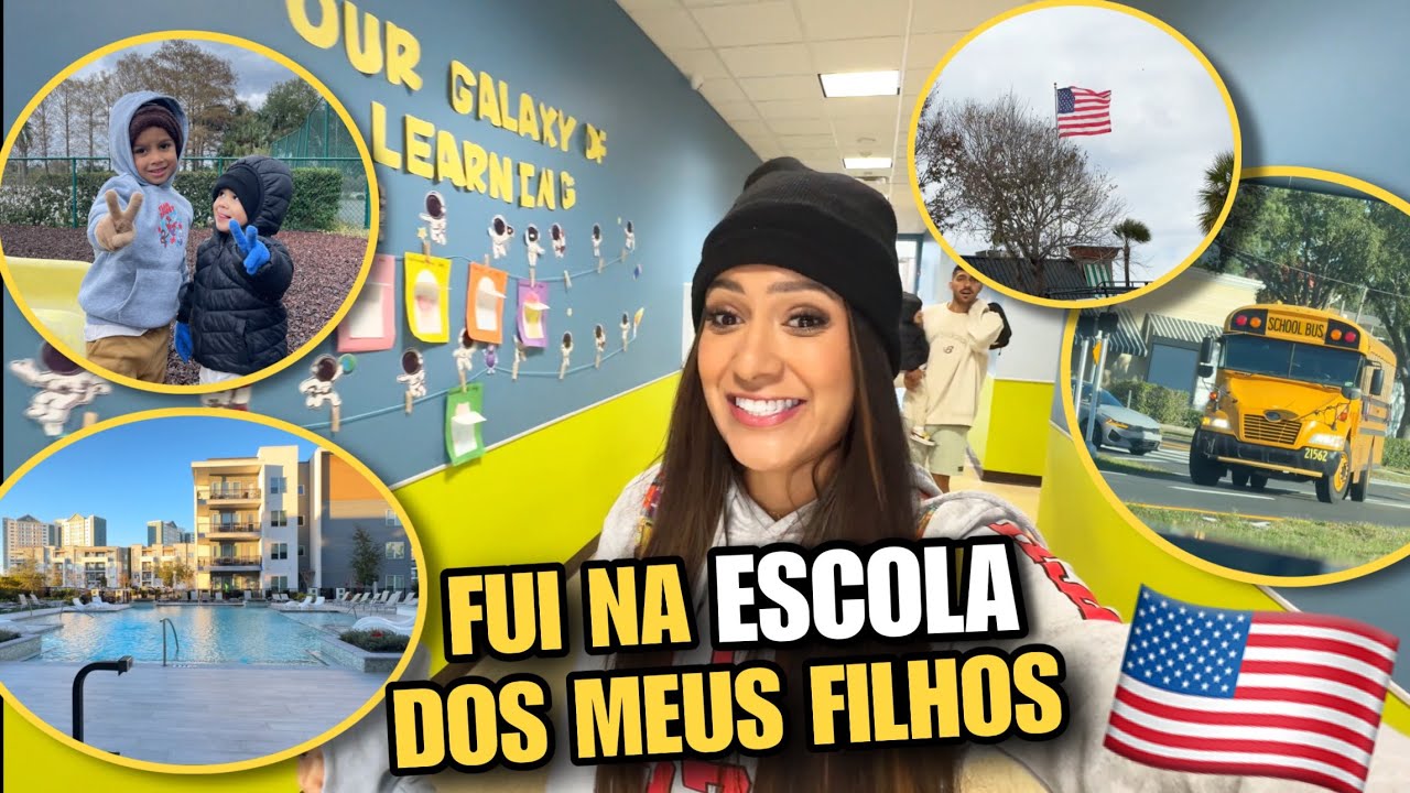 ROTINA VISITANDO A ESCOLA E UM APARTAMENTO!!! 🇺🇸😍😱 