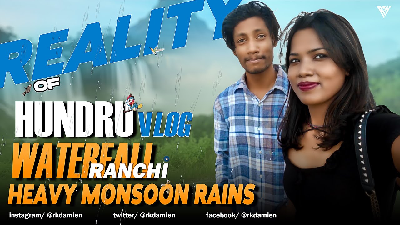 Reality of Hundru Waterfall | Ranchi’s Hidden Paradise in Monsoon | CRAZY Travel Vlog! | 