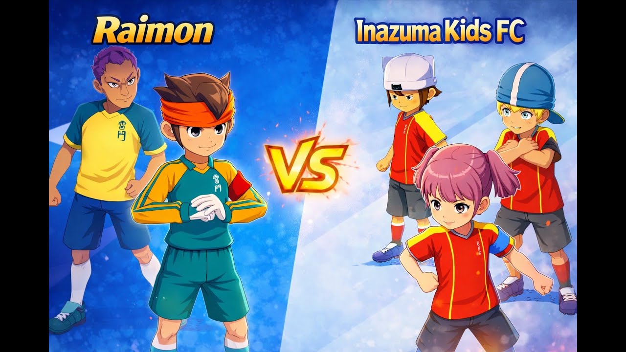 Raimon Vs Inazuma Kids (Inazuma Eleven Victory road mod. Cronache gameplay Walkthrough Ep.2)