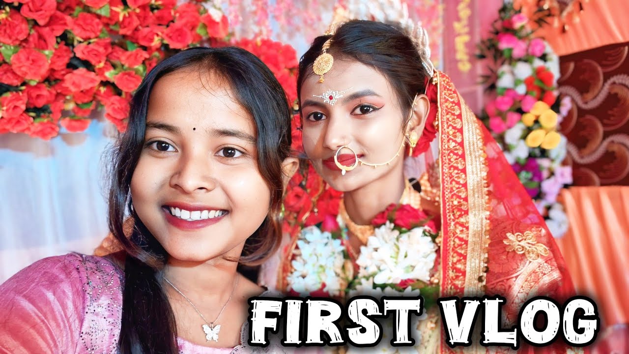 My first vlog #vlog-01 #firstvlog #wedding 