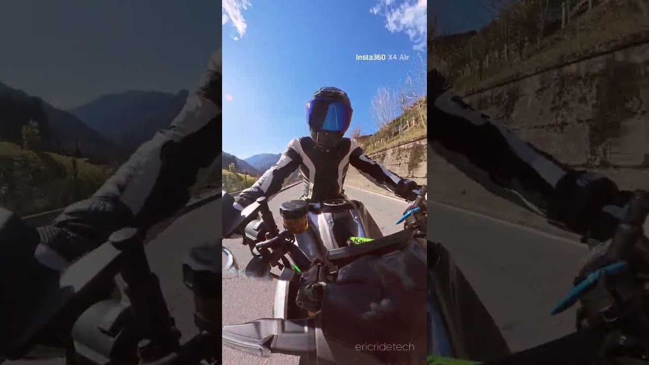 A SUNNY SUNDAY RIDE POV PERFORMANCE TEST INSTA 360 X4 AIR