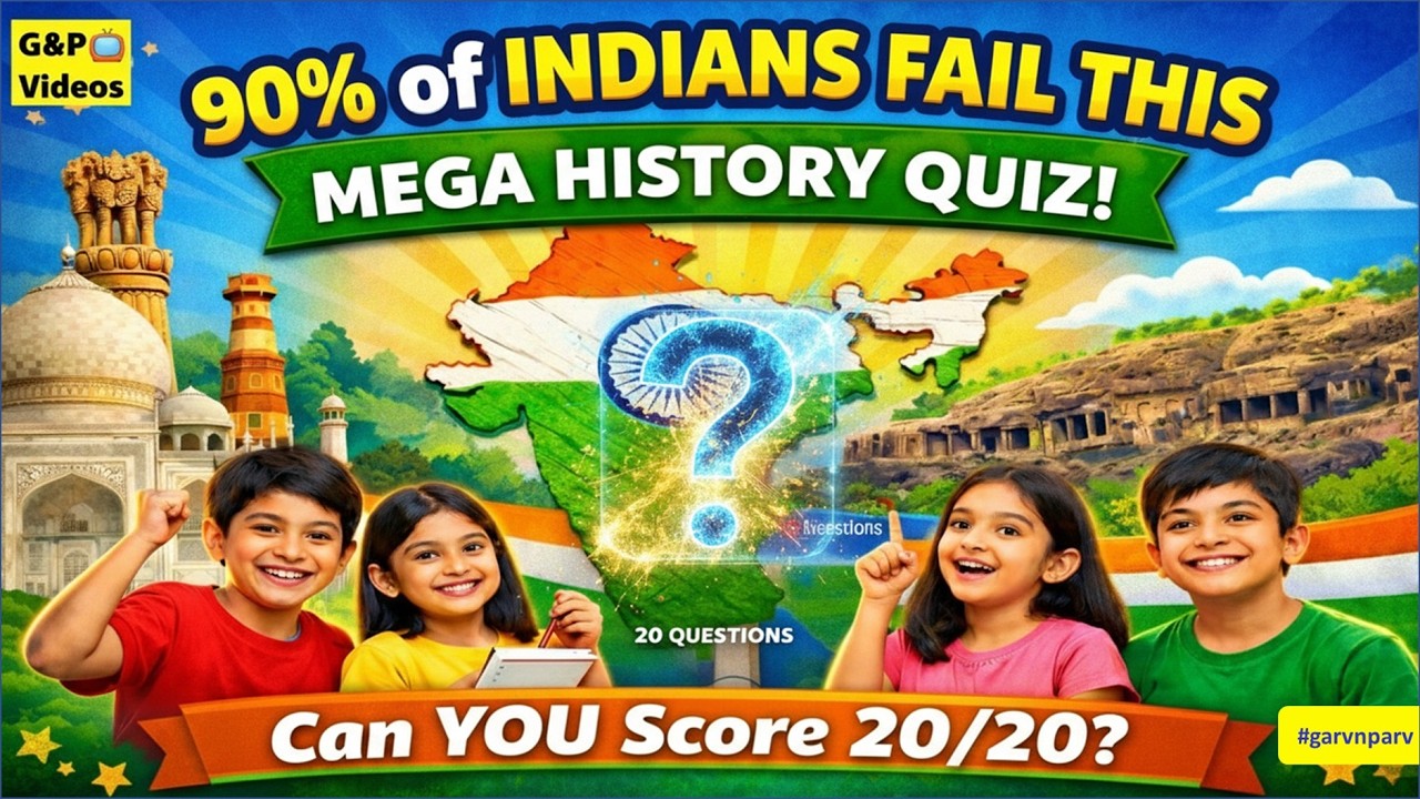 GK Challenge – Part 3 | Indian History, Culture & Science Quiz | Test Your Knowledge! | #garvnparv