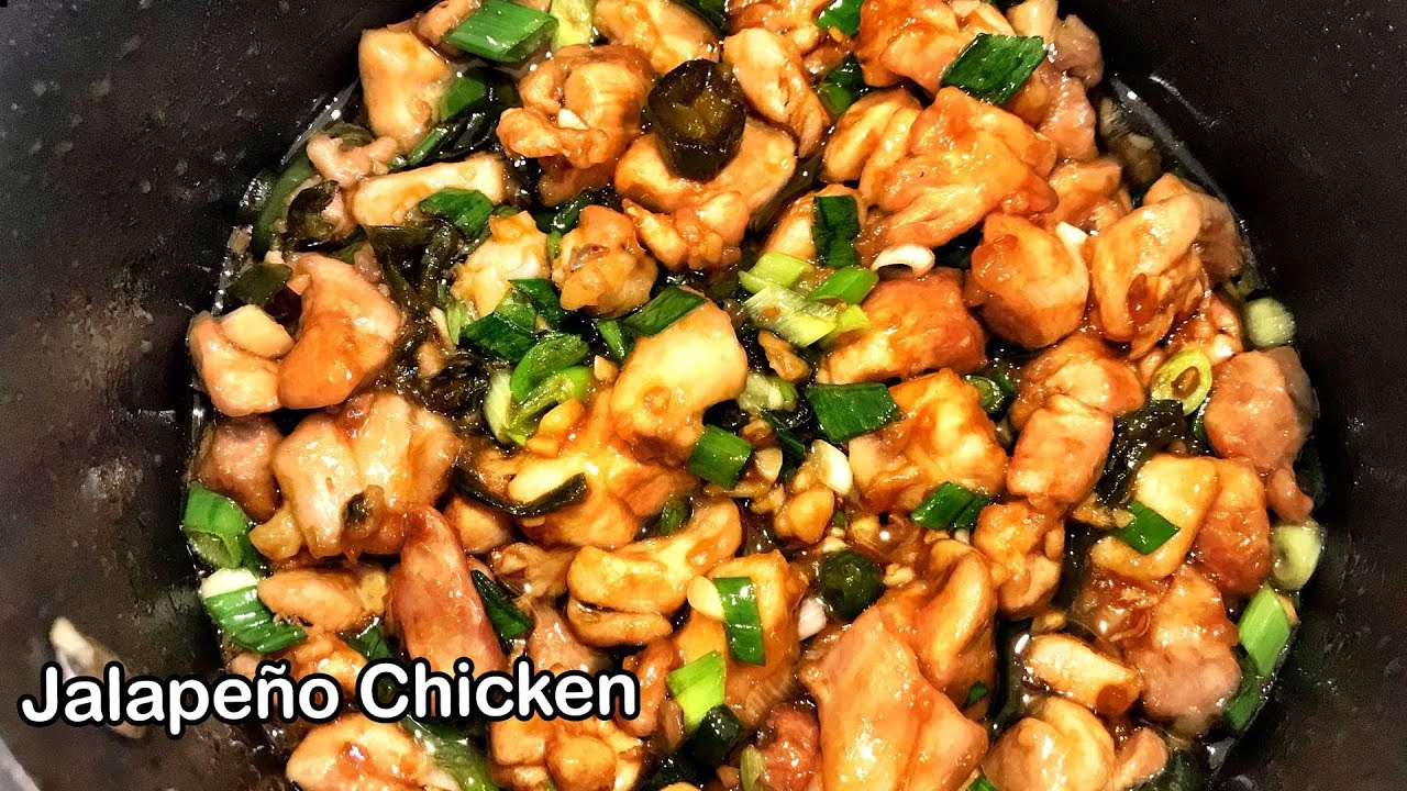 Jalapeño Chicken - Easy recipe ready in under 20 minutes