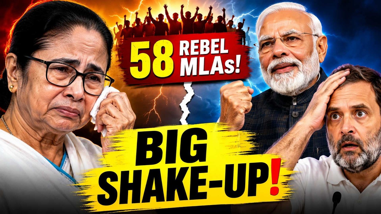 58 Rebel MLAs vs Mamata Banerjee! Who Controls TMC Now?