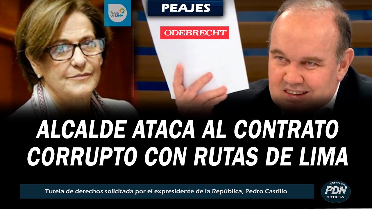 RAFAEL LOPEZ ALIAGA ATACA AL CONTRATO CORRUPTO DE PEAJES DE VILLARAN ¿QUE PASARÁ EL 29 DE JULIO?