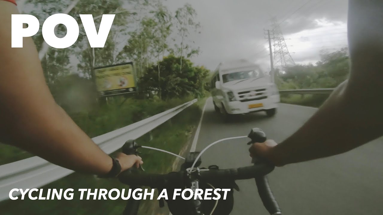 POV Cycling | Riding In The Rain | No Talking