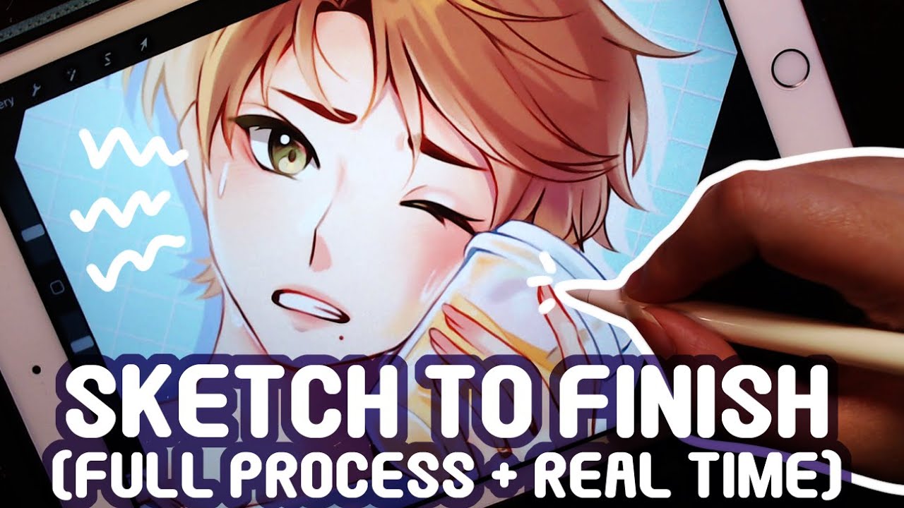 START TO FINISH | Full Drawing Process! Real Time and No Talking #3