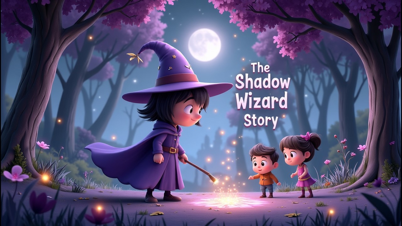 Shadow Wizard Kids: A Magical Fantasy Adventure for Young Readers | KidsLearn English story