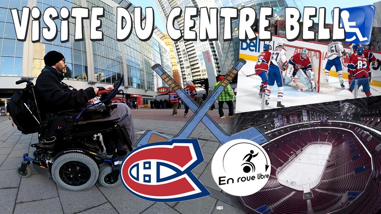 ♿Venez visiter avec moi et Dominic, l'accessibilité au Centre Bell♿