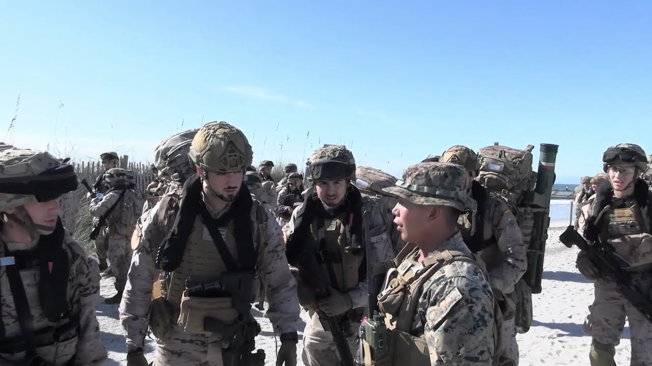 B-Roll: Marines and Spanish Forces Conduct Beach Operations at UNITAS 2025