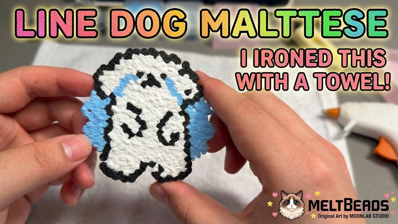 Can towels also be ironed with Perler Beads?