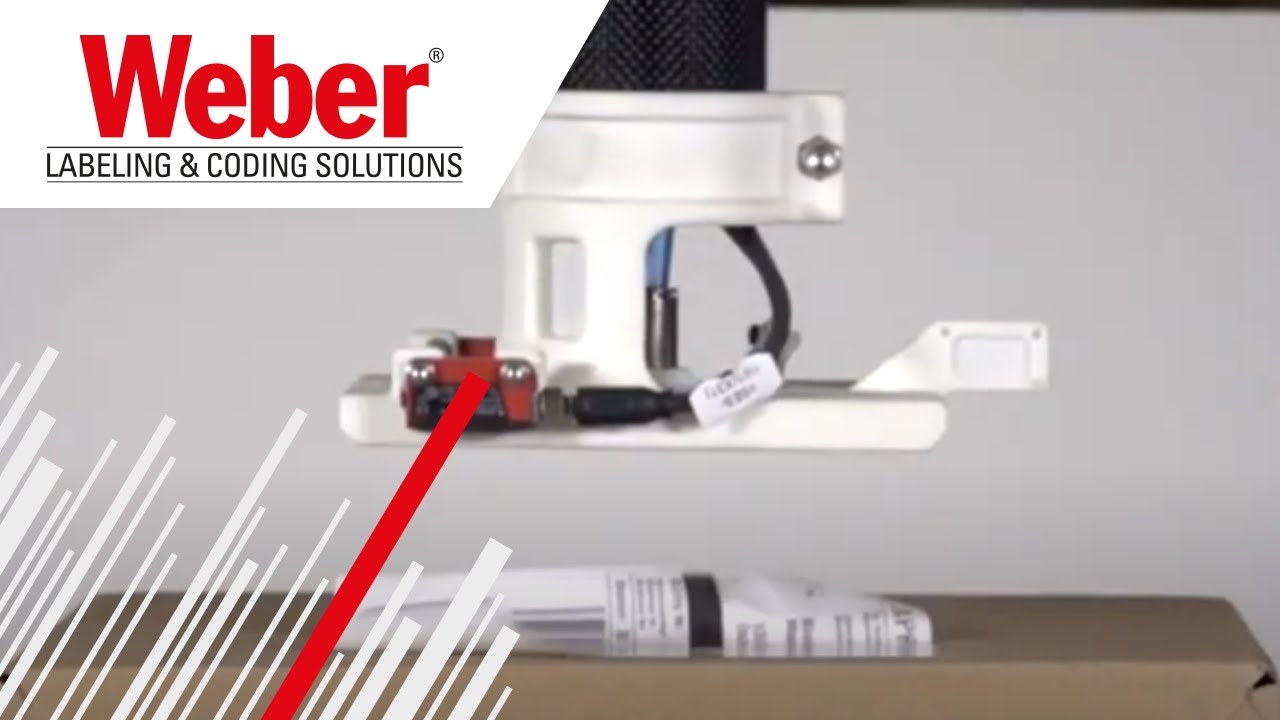 Print-Apply Labeling | Tamp-Blow Technology in Slow Motion | Weber Marking Systems