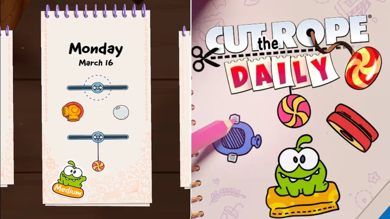 Cut the Rope Daily March 16 2026 Walkthrough 10 Stars