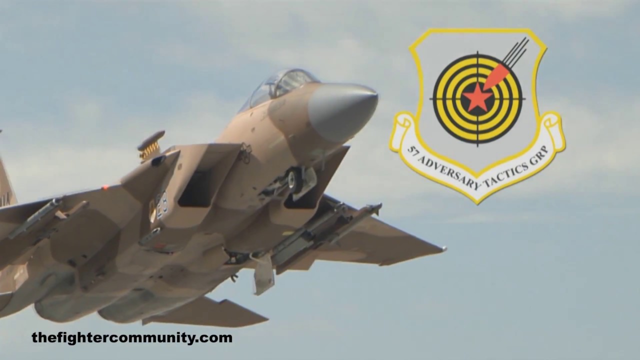 F-15C AGGRESSORS. USAF 65th Aggressor Squadron.