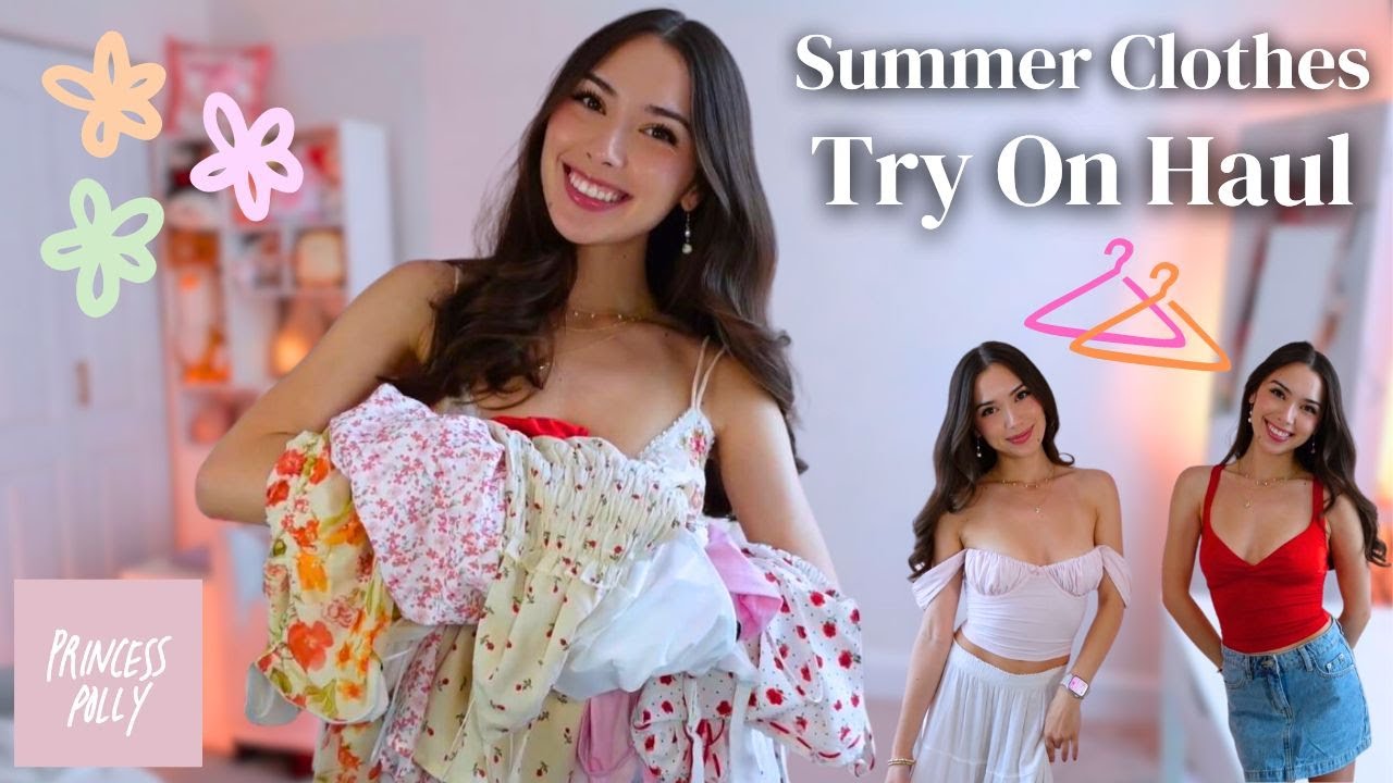 Try On Haul ♡ Summer Outfit Inspo ♡ Princess Polly Shopping Haul (Tops, Dresses, Skirts)