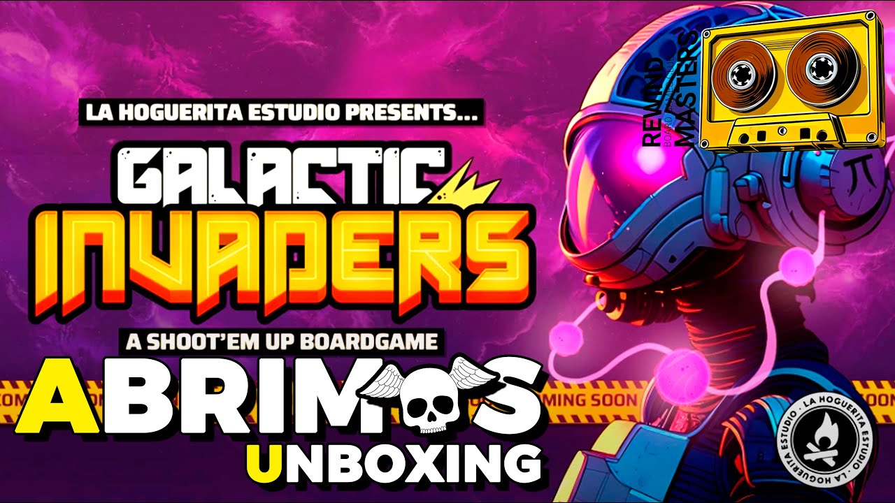 🛸 Abrimos GALACTIC INVADERS (La Hoguerita Estudio) — ¡Un Shoot'em Up en mesa! | Rewind Masters