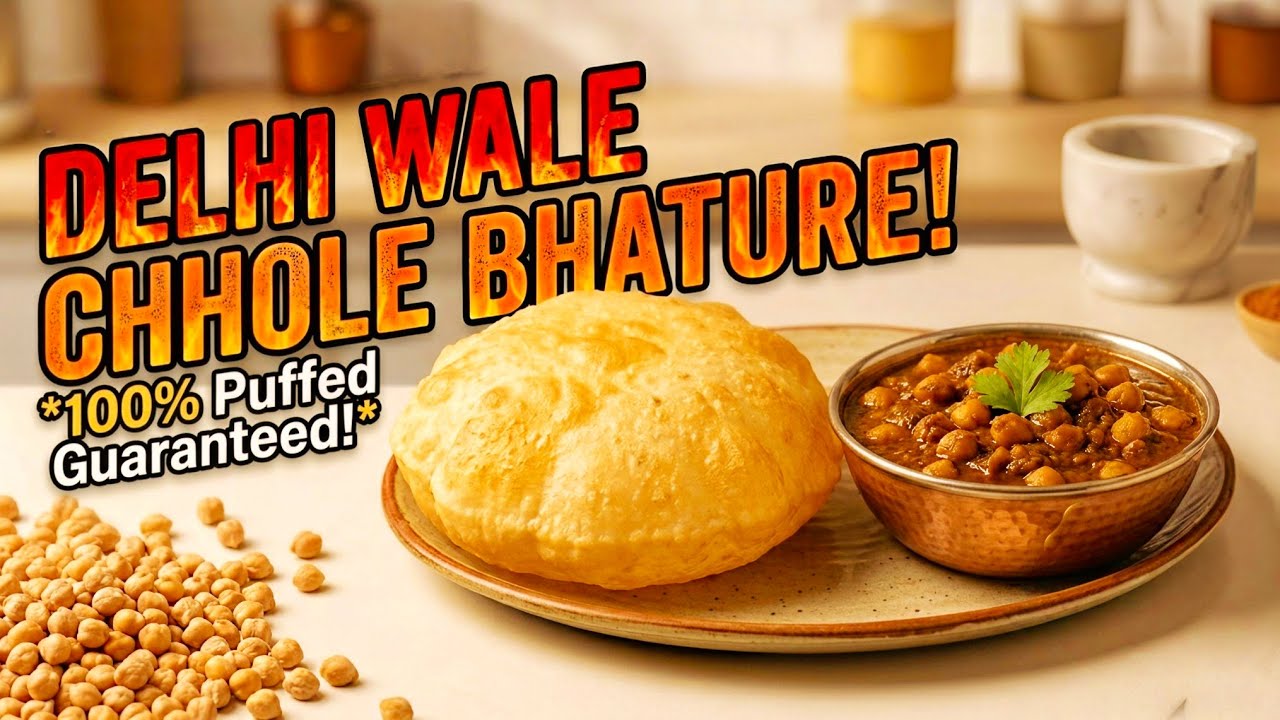 Chole Bhature ✅ | Chole Bhature Recipe 😋 | Chole Bhature Kaise Banate Hai | Full Ep 7