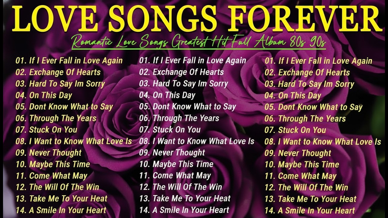 Lionel Richie, Eric Clapton, David Slater, Celine Dion 💖Greatest 80s 90s Love Songs Throwback
