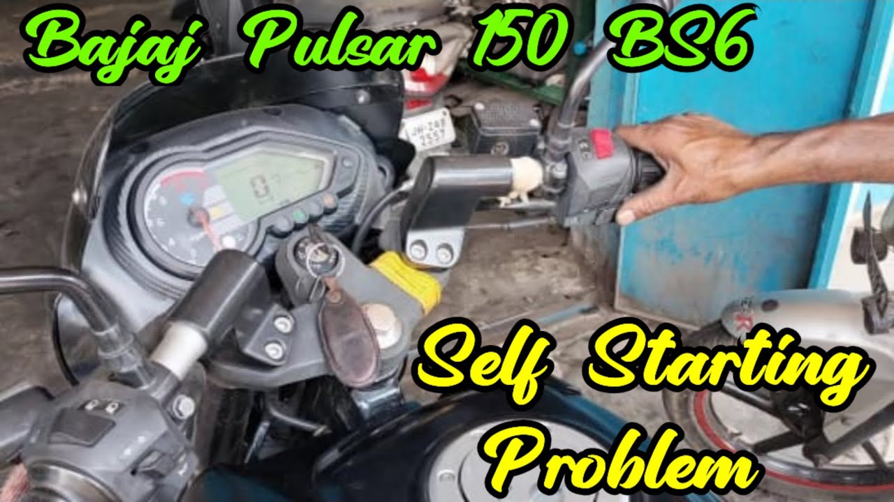 Self Starting Problem | Bajaj Pulsar 150 BS6 #viralvideo #startingproblem #youtube #bs6