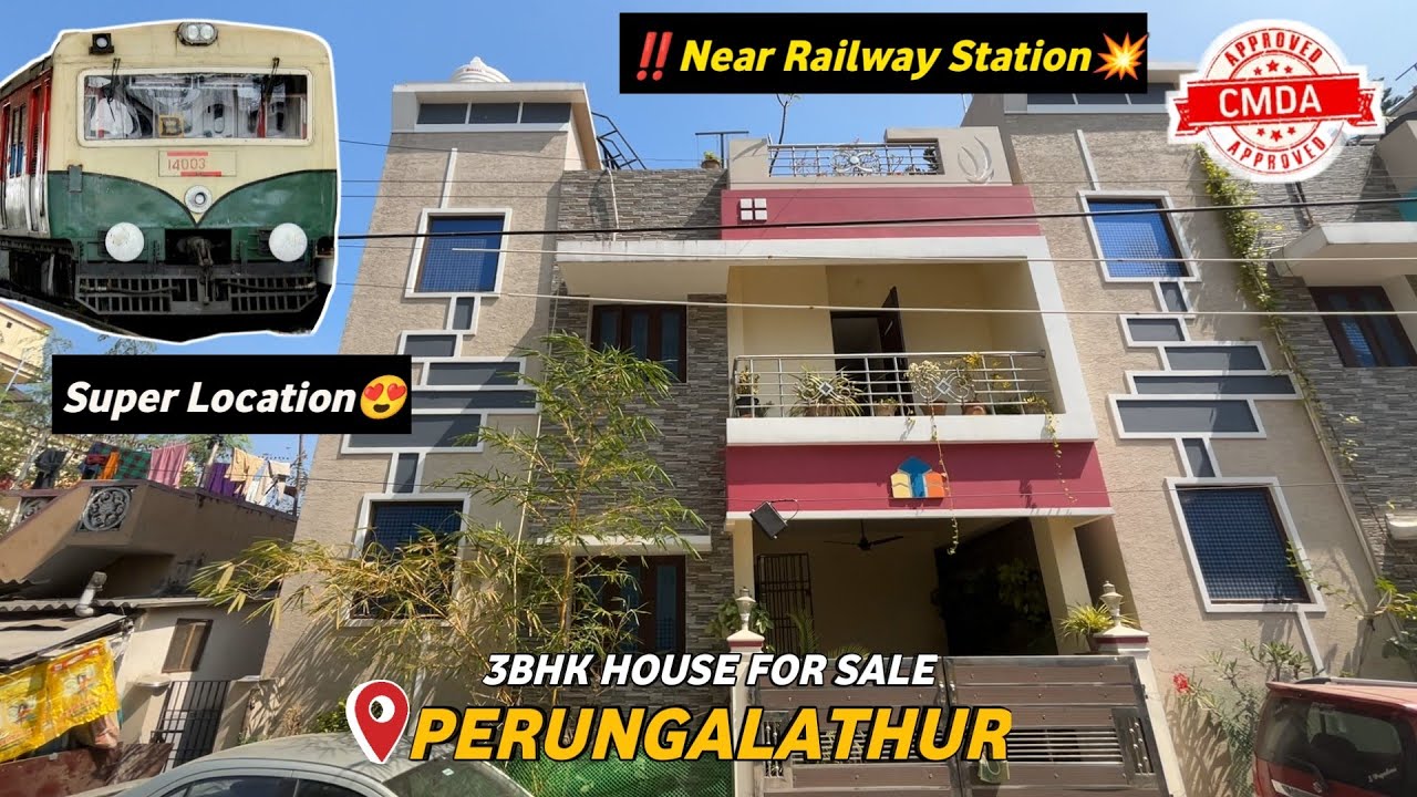 Individual House for sale in Chennai Perungalathur💥Near Railway Station😍Super Location‼️