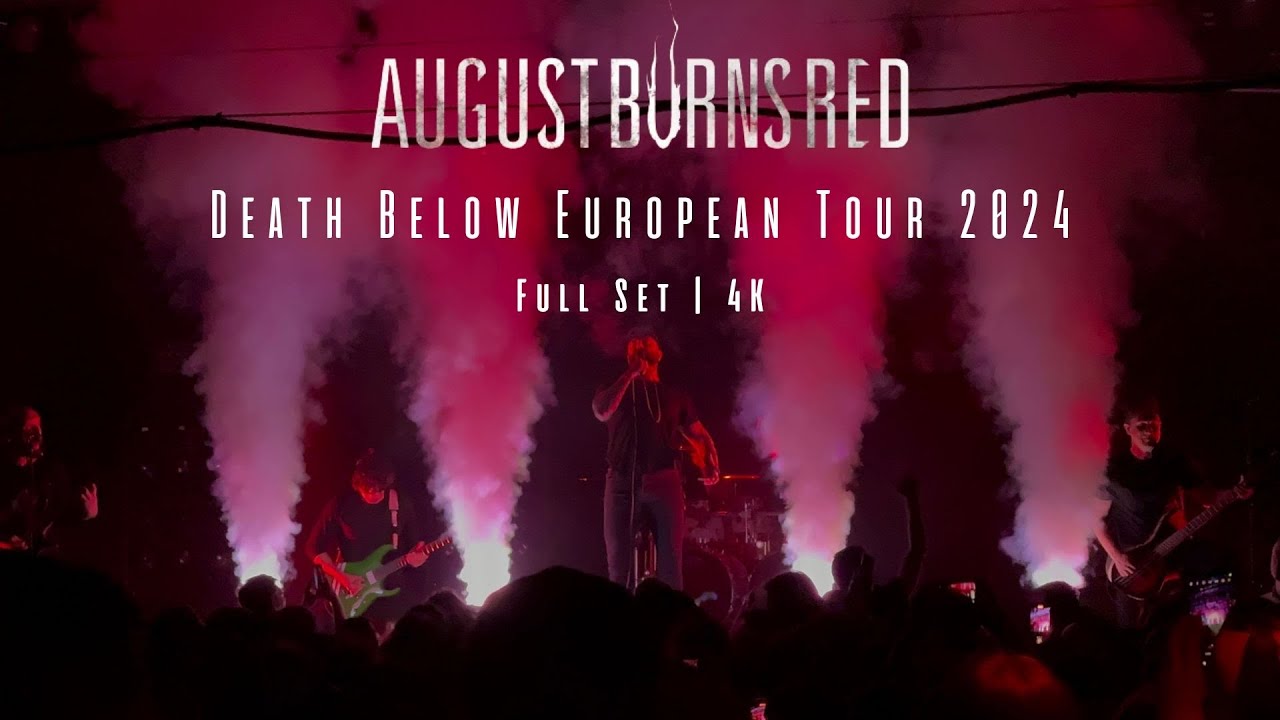 August Burns Red - Death Below European Tour [Full Set] | 4K
