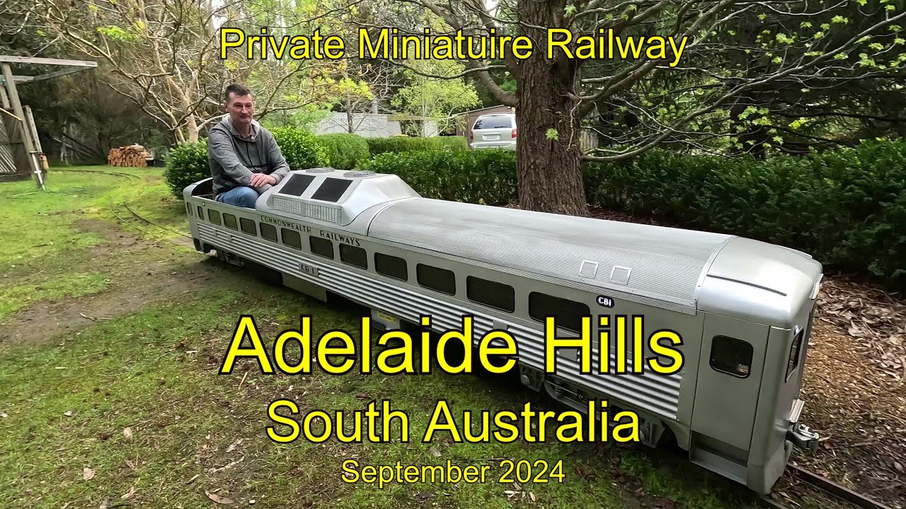 Adelaide Hills private miniature railway, Sep 2024