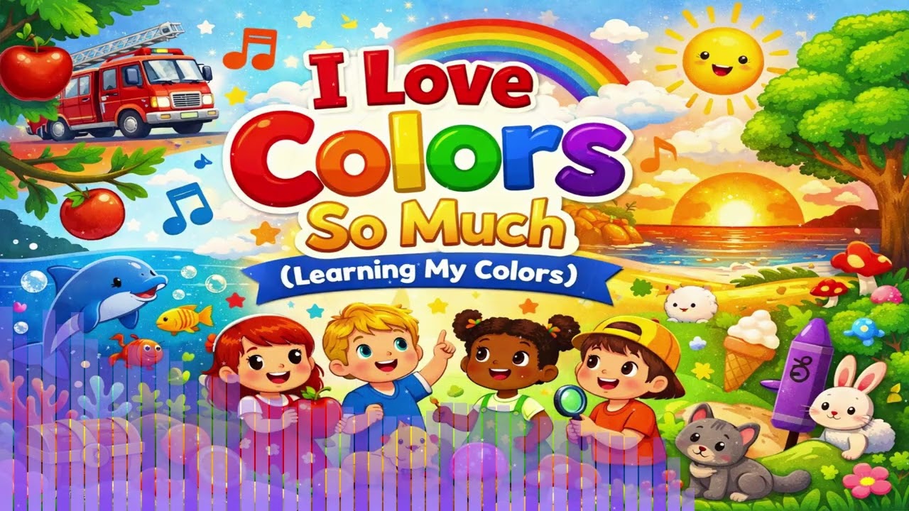 I Love Colors So Much Learning My Colors