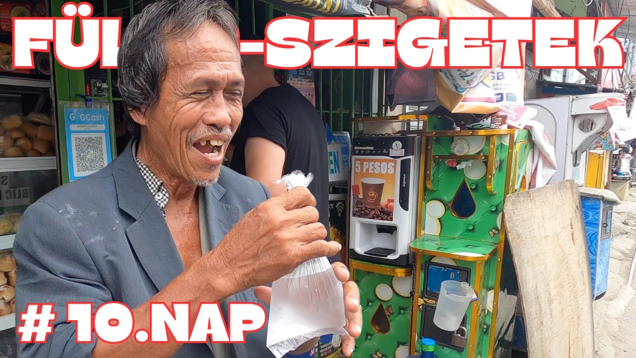 A Moalboal ✈️ Puerto Princesa utazásunk , hogyan készül a zacskós víz ?