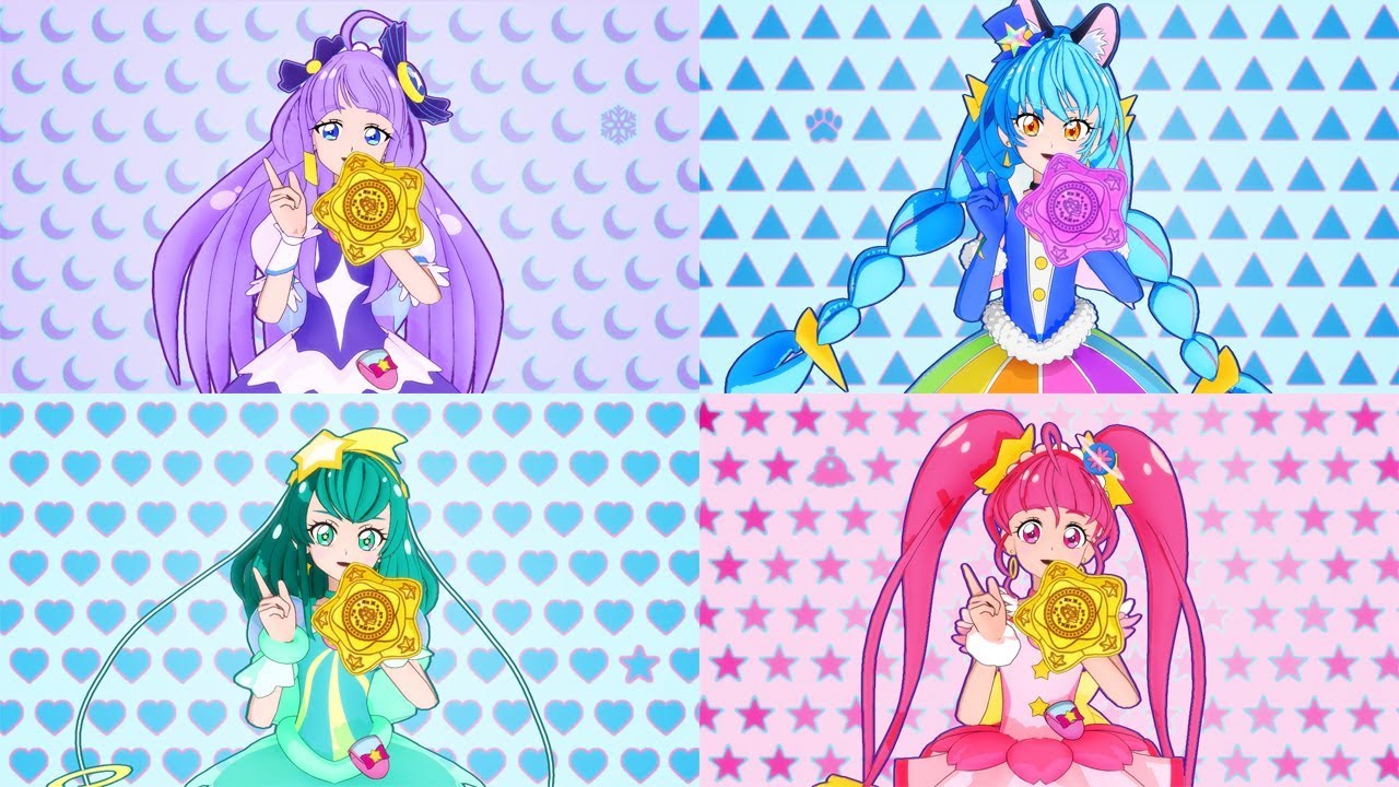 【MMD Star Twinkle Precure】教えて...!トゥインクル☆ 【Selene/Cosmo/Milky/Star】