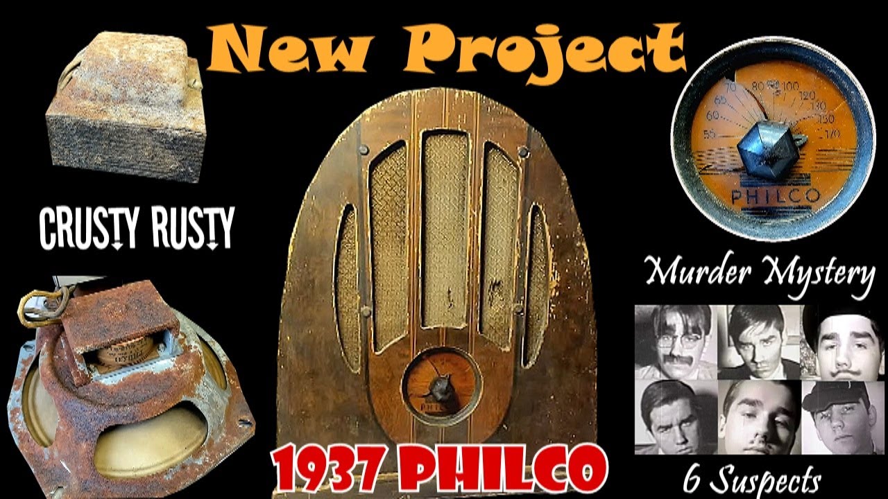 1937 Philco Model  37-93 Part 1 Restore