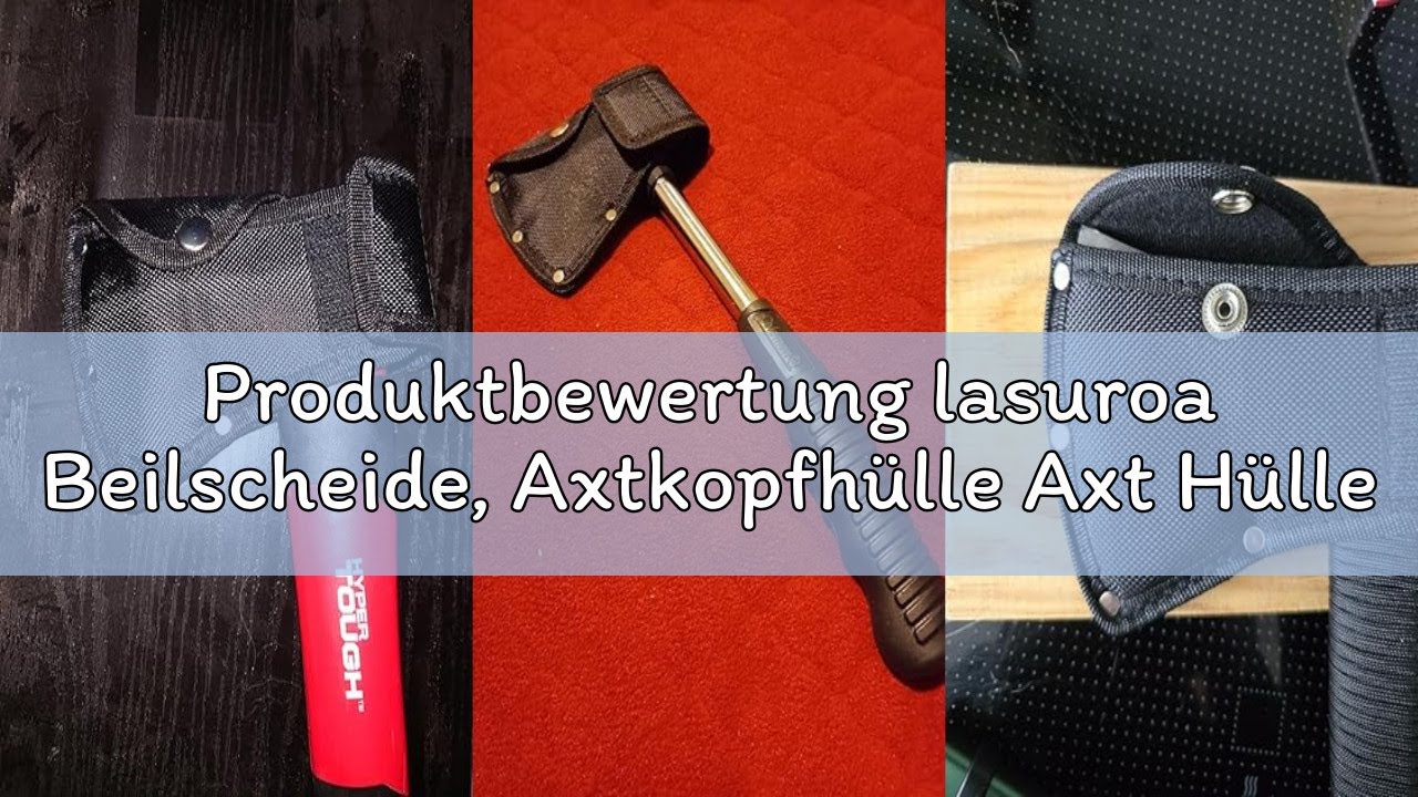 Produktbewertung lasuroa Beilscheide, Axtkopfhülle Axt Hülle Doppelter Schnappschuss Beilschutz Axts